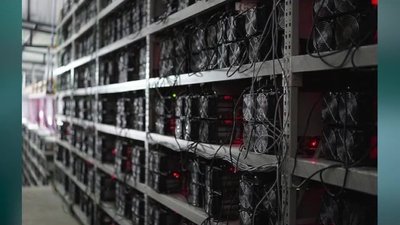 A state-of-the-art mining farm showcasing high-performance miners