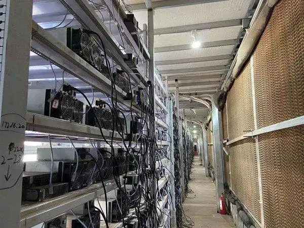 A state-of-the-art mining rig deployed in Dubai, exemplifying tax-free advantages for hardware