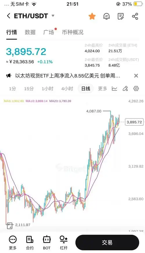 Ethereum blockchain representation